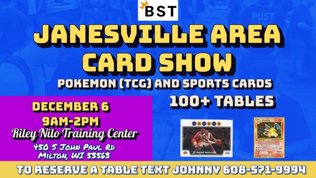 Janesville Area Pokemon & Sports Card Show