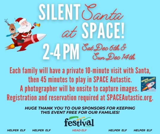 Silent Santa at SPACE Autastic, Inc