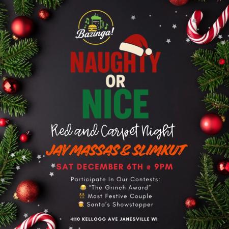 Naughty or Nice Red Carpet Night