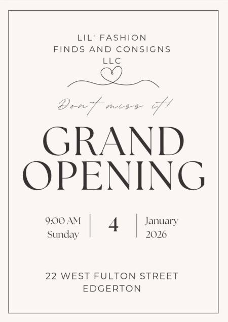 Grand Opening of  Lil' Fashion Finds and Consigns LLC