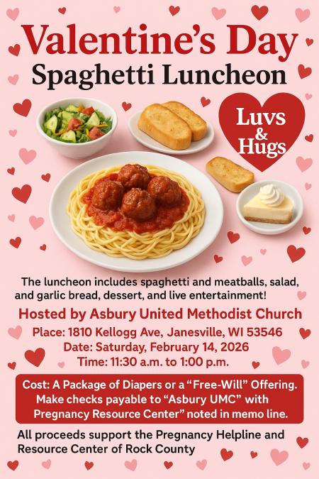 Luvs & Hugs Spaghetti Luncheon