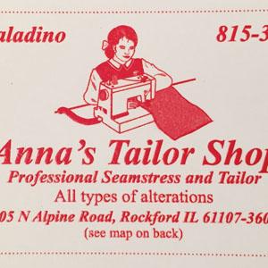 Anna's Tailor Shop