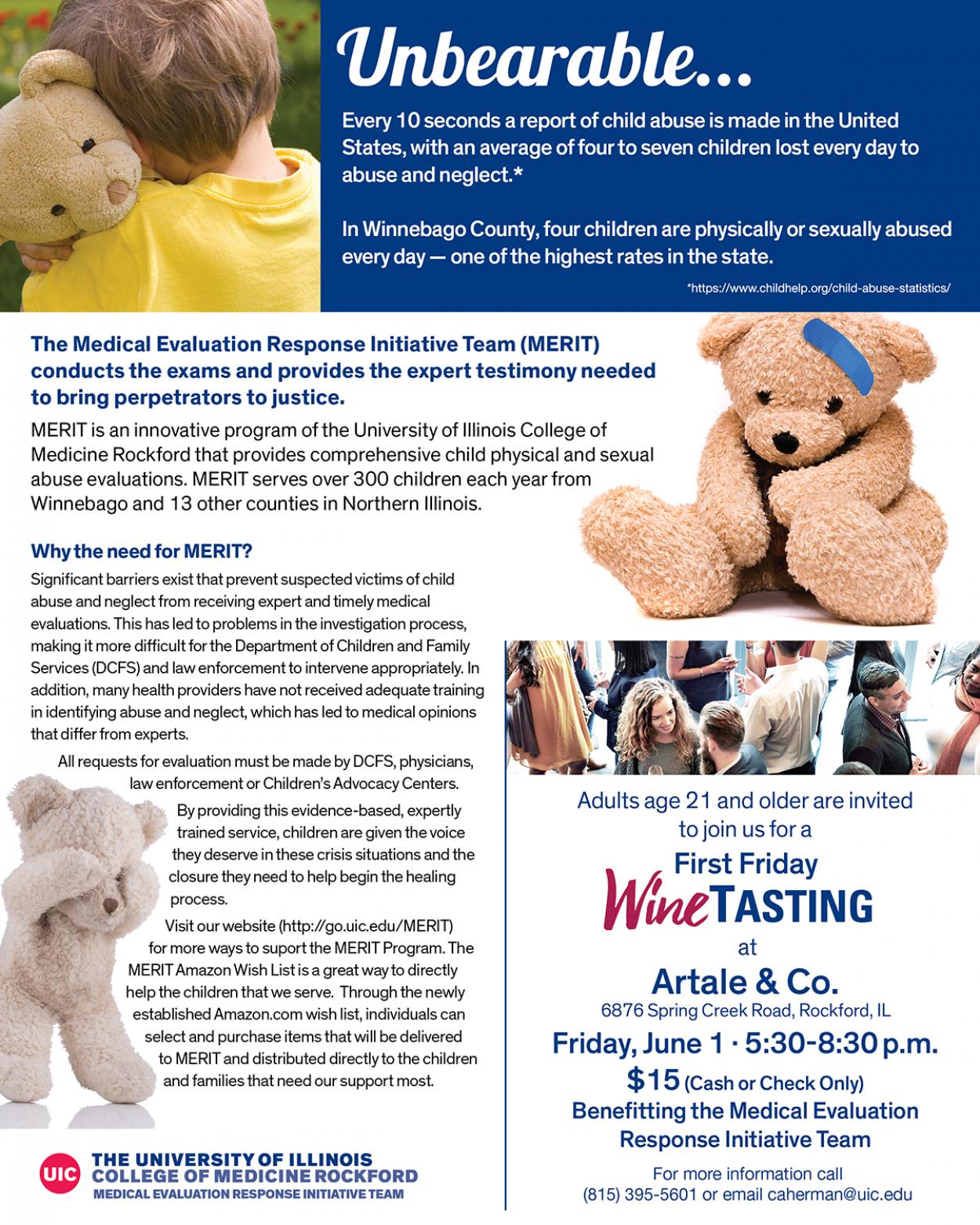 First Friday Wine tasting to benefit MERIT