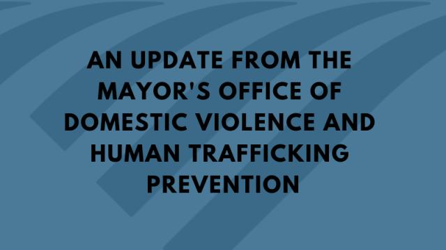 Tackling Domestic Violence and Human Trafficking
