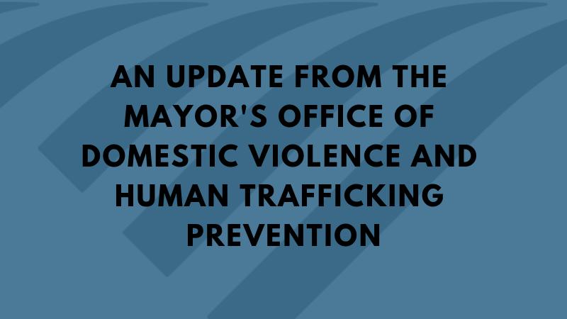 Tackling Domestic Violence and Human Trafficking