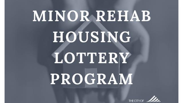 City Announces Minor Rehab Housing Program