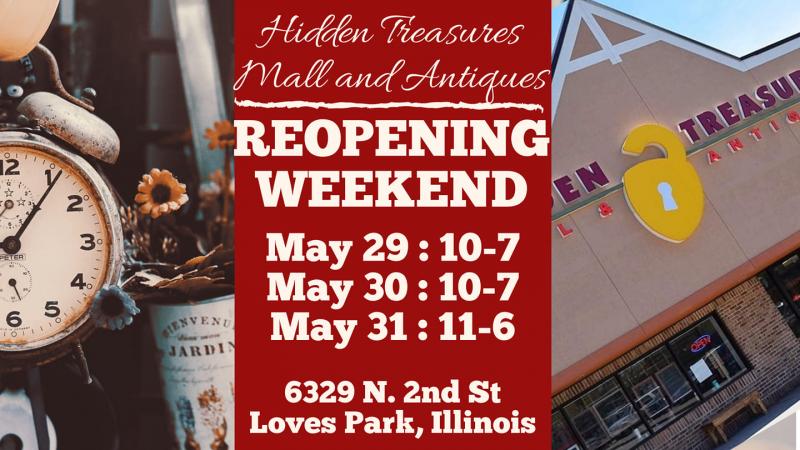 Reopening Weekend at Hidden Treasures