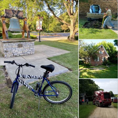Three New Bicycle Racks At Midway Village Museum