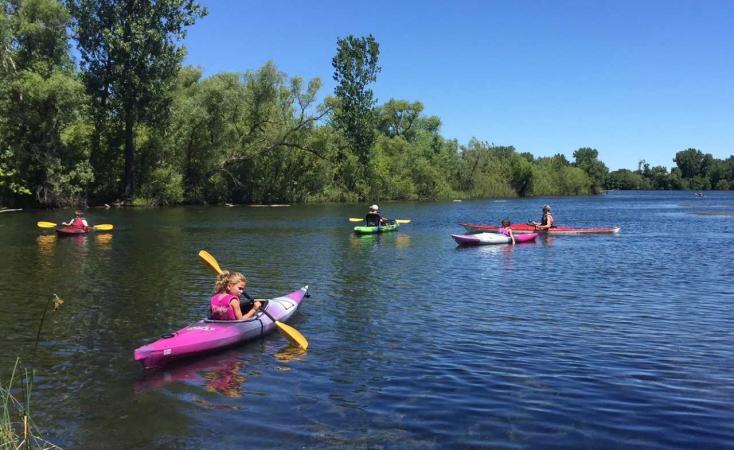 Kayaking with Kane County Forest Preserve