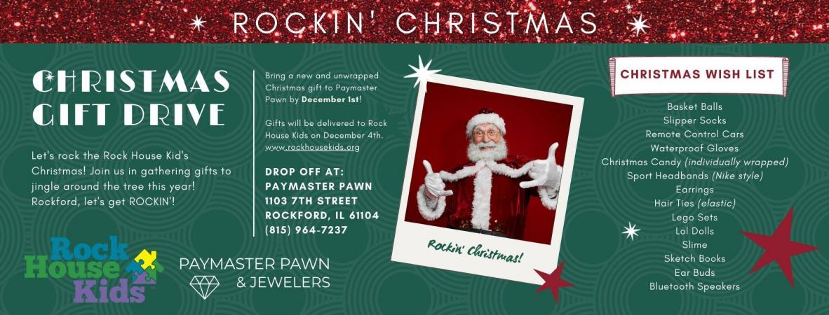 Rock House Kids Christmas Gift Drive