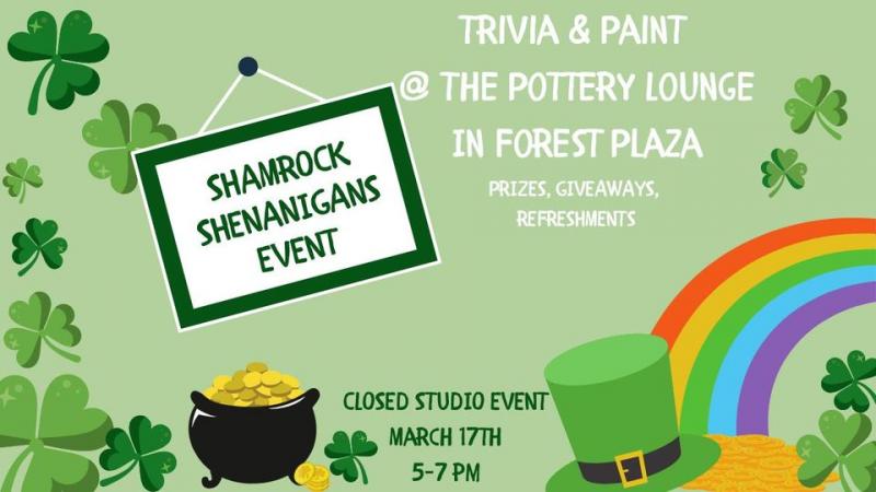 Shamrock Shenanigans Trivia and Paint
