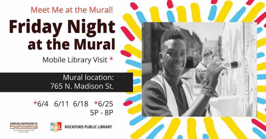 Friday Night at the Mural - Mobile Library Visit