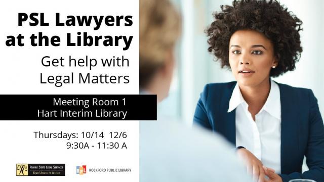 Free Legal Advice at Rockford Public Library!