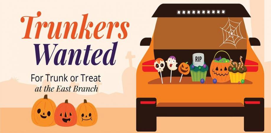 Trunkers Wanted for Trunk or Treat