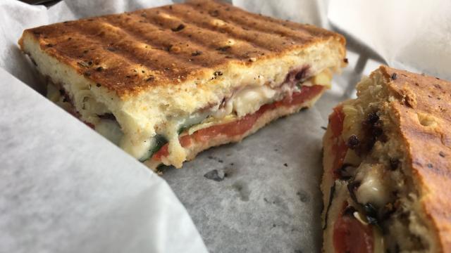 Try The Veggie Panini At DiTullio's Italian Market & Cafe!
