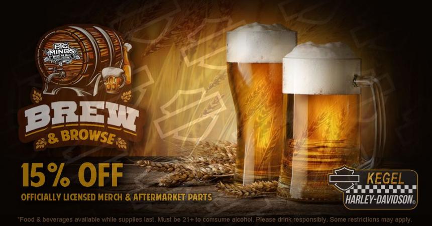 Brew & Browse with Pig Minds Brewing