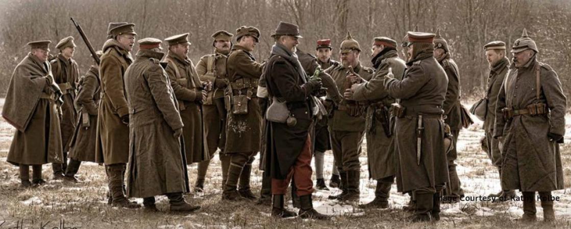 Christmas in the Trenches: WWI Holiday Military Re-enactment