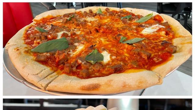 New York Style Pizza at The Pomodoro