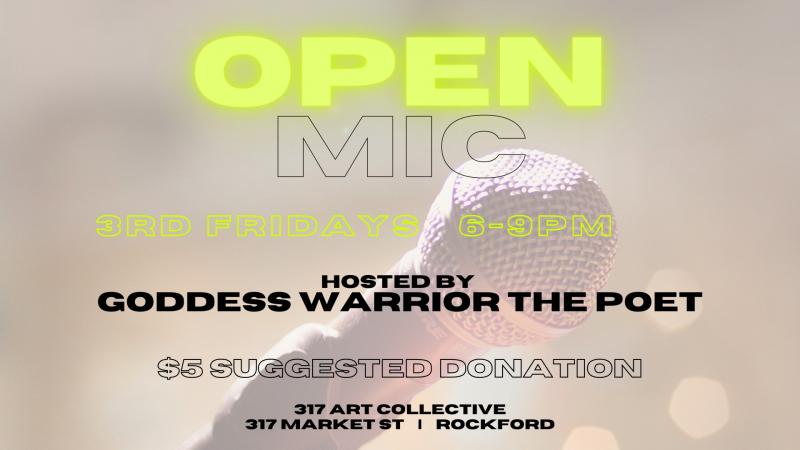 3rd Fridays | Open Mic with Goddess Warrior the Poet