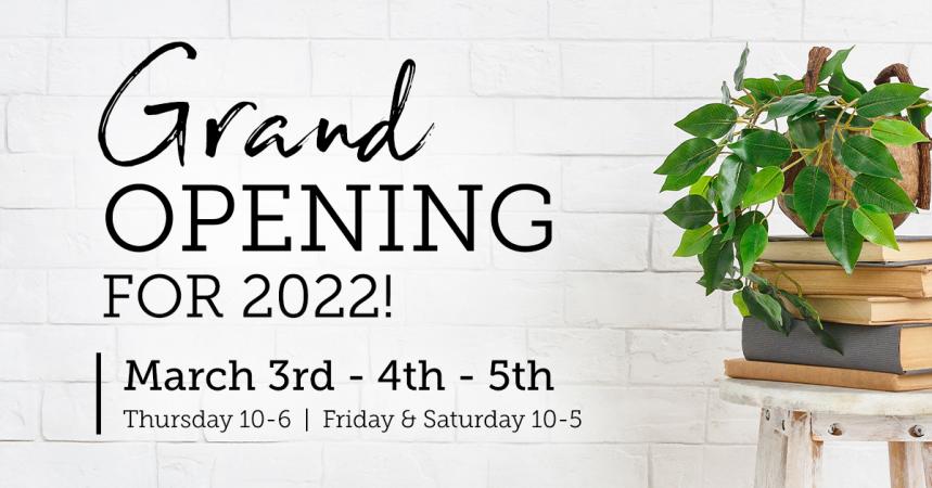 Urban Farmgirl 2022 Grand Re-opening!
