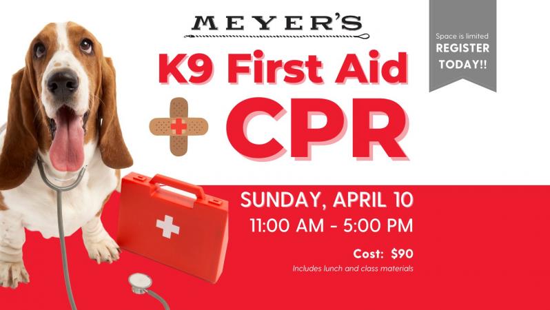 K9 First Aid + CPR Training Class