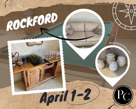 The Pickin Chicks Estate Sale- Beautiful Eastside Rockford Home