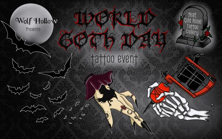 World Goth Day Tattoos with Gold Rose Tattoo Gallery & Special Guest Ambitious Ink's Justin Rednour