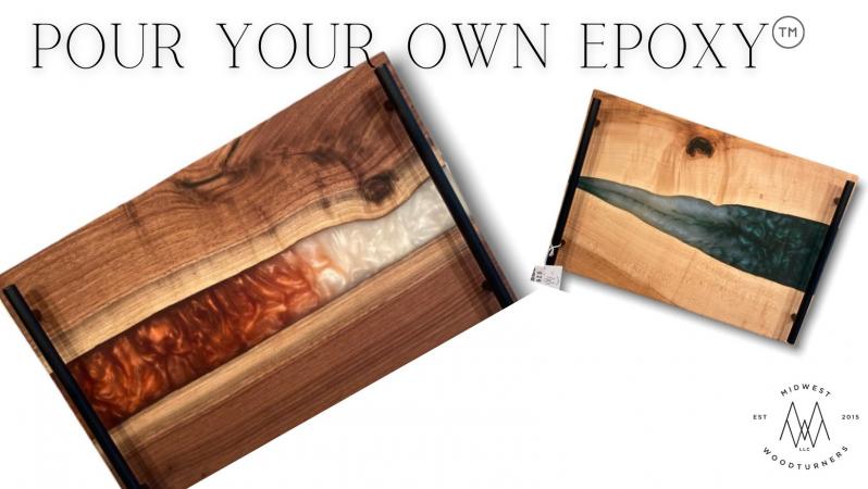 Pour Your Own Epoxy™ Charcuterie Board or Lazy Susan (May 28th at The Pottery Lounge)