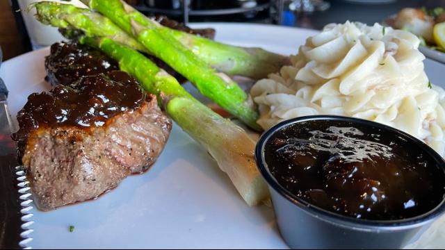 Steak at Salamone’s 