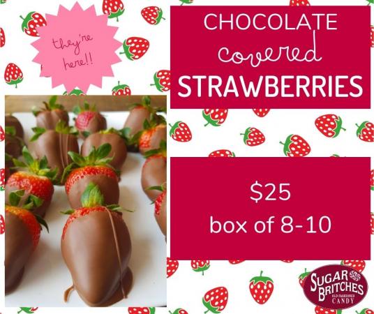 Chocolate Covered Strawberries Pick Up