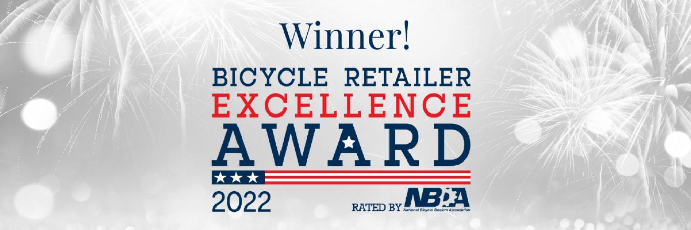 Kegel’s Bicycle Store has been granted the 2022 Bicycle Retailer Excellence Award by the National Bicycle Dealers Association (NBDA)