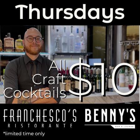 Thursday Craft Cocktail Deal