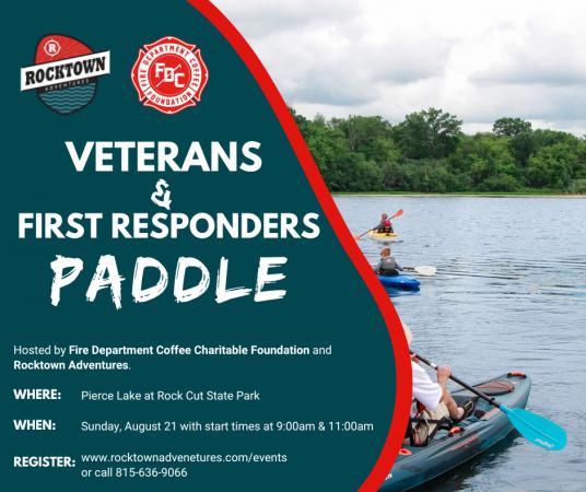 Veteran's and First Responders Paddle