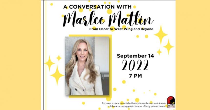 A Conversation with Marlee Matlin: From Oscar to West Wing and Beyond