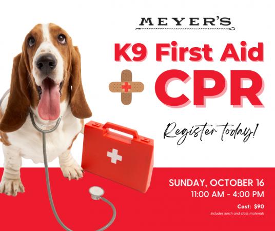 K9 First Aid + CPR