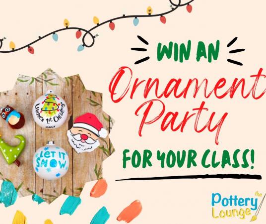 Win an Ornament Painting Party