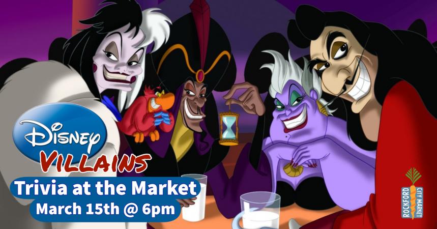 DISNEY VILLAINS Trivia at the Market