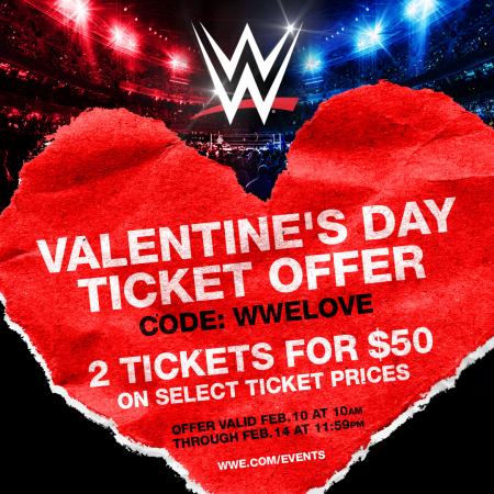 ❤️ WWE VALENTINE'S DAY OFFER ❤️