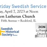 Good Friday Swedish Service