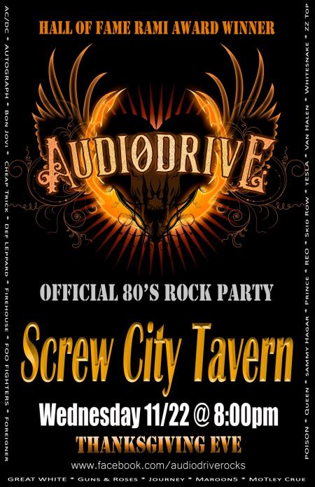Screw City Black Wednesday Turkey Bash!