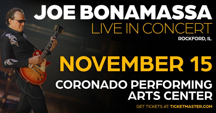 Joe Bonamassa Live in Rockford, IL on Nov. 15