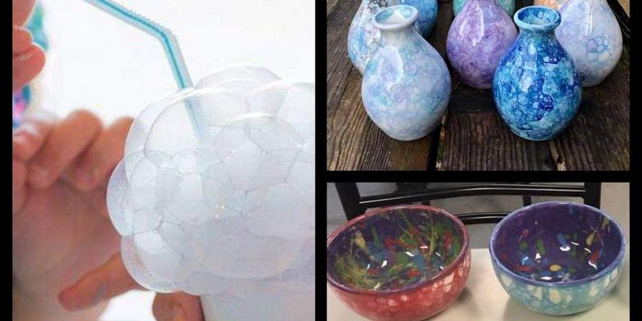 Bubble Vase or Bowl Technique Class