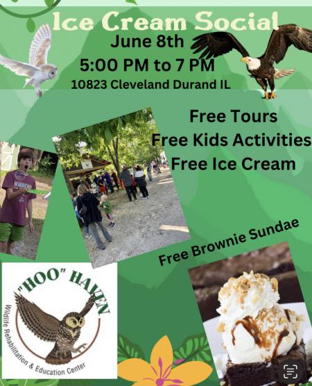 Hoo Haven Free Ice Cream Social and Free Tours!