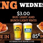 Wing Wednesday and Fish Fry