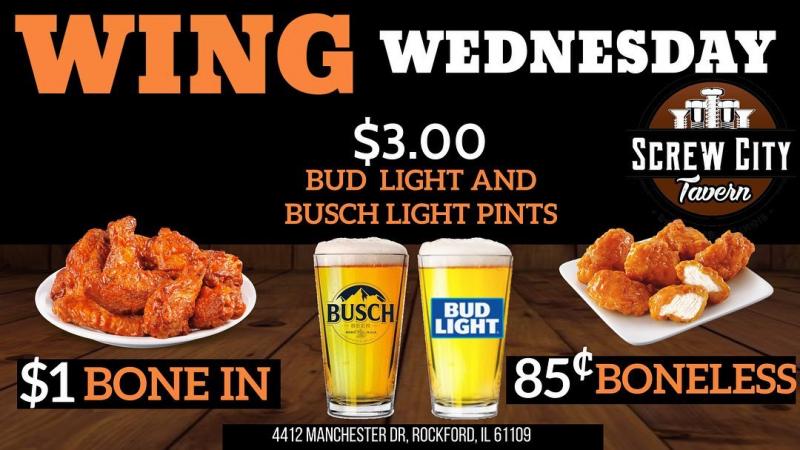 Wing Wednesday and Fish Fry