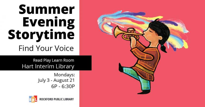 Summer Evening Storytime: Find Your Voice