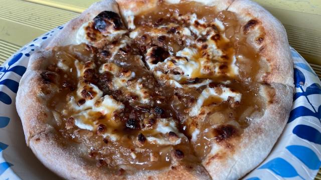 Pizza and Dessert with Rustic Oven Wood Fired Pizza