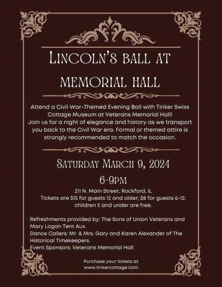 Lincoln Ball at Memorial Hall