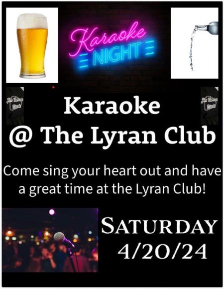 Karaoke Party @ The Lyran Club