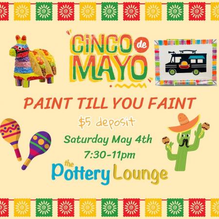 Cinco de Mayo Themed Paint till you Faint